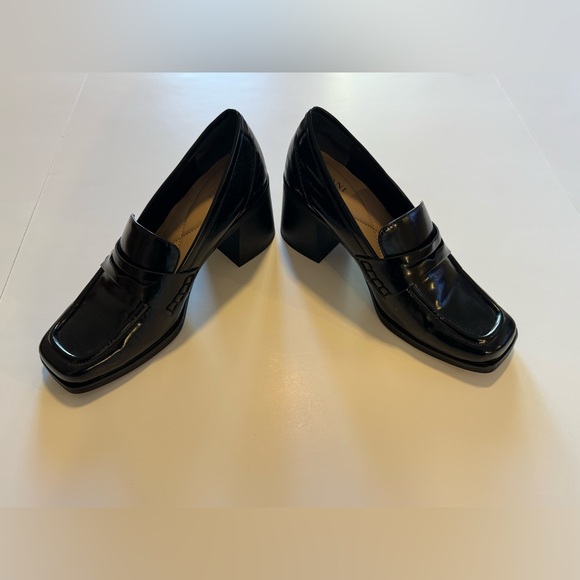 Alfani step n flex Patent leather heeled loafers - Picture 7 of 10